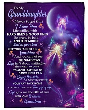 GIFT OF YOU - TO GRANDDAUGHTER FROM GRANDMA Small Fleece Blanket - 30" x 40" front