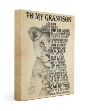 CARRY YOU IN MY HEART - GRANDMA TO GRANDSON 11x14 Gallery Wrapped Canvas Prints front