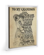 CARRY YOU IN MY HEART - GRANDMA TO GRANDSON Floating Framed Canvas Prints White tile
