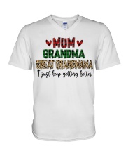 I Just Getting Better - Perfect Gift For Grandma V-Neck T-Shirt tile