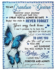 MY SUNSHINE - GRANDMA TO GRANDSON DEACON Small Fleece Blanket - 30" x 40" front