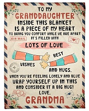 LOTS OF LOVE - GRANDMA TO GRANDDAUGHTER Small Fleece Blanket - 30" x 40" front