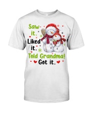 SAW IT. LIKED IT. TOLD GRANDMA! GOT IT. Premium Fit Mens Tee tile