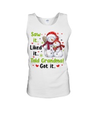 SAW IT. LIKED IT. TOLD GRANDMA! GOT IT. Unisex Tank tile