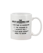 THE GREAT GRANDMA CODE - FOR GRANDMA Mug tile