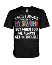 PERFECT GIFT FOR GRANDKIDS V-Neck T-Shirt tile