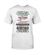 I'm A Spoiled Grandson Of A Crazy Nana Premium Fit Mens Tee tile