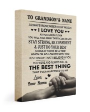I LOVE YOU - BEST GIFT FOR GRANDSON 11x14 Gallery Wrapped Canvas Prints front