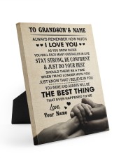 I LOVE YOU - BEST GIFT FOR GRANDSON Easel-Back Gallery Wrapped Canvas tile