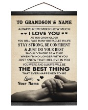 I LOVE YOU - BEST GIFT FOR GRANDSON Hanging Canvas tile