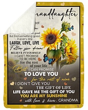 THE GIFT OF LIFE - GREAT GIFT FOR GRANDDAUGHTER Sherpa Fleece Blanket tile