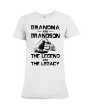 THE LEGEND - AMAZING GIFT FOR GRANDSON Premium Fit Ladies Tee tile