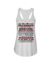 YES I AM A SPOILED GRANDDAUGHTER Ladies Flowy Tank tile
