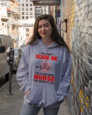 YOU CAN'T SCARE ME - PERFECT GIFT FOR RETIRED NURSE Hooded Sweatshirt lifestyle-unisex-hoodie-front-1