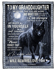BELIEVE IN YOURSELF - BEST GIFT FOR GRANDDAUGHTER Fleece Blanket tile
