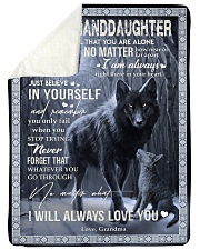 BELIEVE IN YOURSELF - BEST GIFT FOR GRANDDAUGHTER Sherpa Fleece Blanket tile