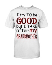 TAKE AFTER MY GRANDMOTHER - GIFT FOR GRANDKIDS Premium Fit Mens Tee tile