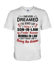 LIVING THE DREAM - LOVELY GIFT FOR SON-IN-LAW V-Neck T-Shirt tile