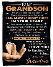 I BELIEVE IN YOU - LOVELY GIFT FOR GRANDSON Small Fleece Blanket - 30" x 40" front