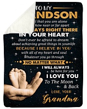 I BELIEVE IN YOU - LOVELY GIFT FOR GRANDSON Sherpa Fleece Blanket tile