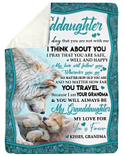 I THINK ABOUT YOU - BEST GIFT FOR GRANDDAUGHTER Sherpa Fleece Blanket tile