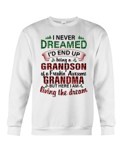 Living The Dream - Lovely Gift For Grandson Crewneck Sweatshirt tile