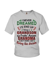 Living The Dream - Lovely Gift For Grandson Youth T-Shirt front