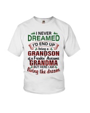 Living The Dream - Lovely Gift For Grandson Youth T-Shirt tile