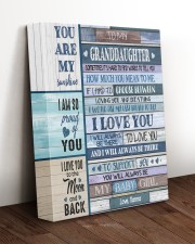 YOU MEAN TO ME - GREAT GIFT FOR GRANDDAUGHTER 11x14 Gallery Wrapped Canvas Prints aos-canvas-pgw-11x14-lifestyle-front-17