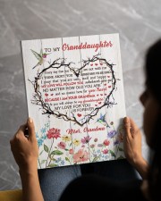 My Love For You Is Forever - Amazing Gift For Granddaughter 11x14 Gallery Wrapped Canvas Prints aos-canvas-pgw-11x14-lifestyle-front-51