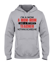 AND A RETIRED - PERFECT GIFT FOR TEACHER Hooded Sweatshirt front