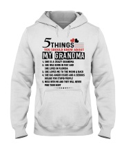 5 THINGS YOU SHOULD KNOW ABOUT MY GRANDMA Hooded Sweatshirt tile