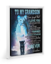 LOVELY CANVAS FOR YOUR GRANDSON FROM GRANDMA Floating Framed Canvas Prints White tile