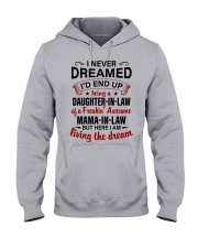 LIVING THE DREAM - LOVELY GIFT FOR DAUGHTER-IN-LAW Hooded Sweatshirt front