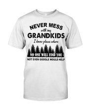 NO ONE WILL FIND YOU - PERFECT GIFT FOR GRANDMA Premium Fit Mens Tee tile