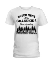 NO ONE WILL FIND YOU - PERFECT GIFT FOR GRANDMA Ladies T-Shirt tile