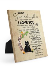 I LOVE YOU - PERFECT GIFT FOR GRANDDAUGHTER Easel-Back Gallery Wrapped Canvas tile