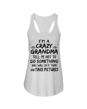 I'm A Crazy Grandma Ladies Flowy Tank tile