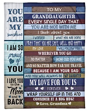 MY LOVE FOR YOU - GRANDMA TO GRANDDAUGHTER Small Fleece Blanket - 30" x 40" front