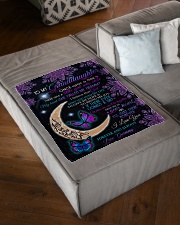 ONCE UPON A TIME - GRAMMY TO GRANDDAUGHTER Small Fleece Blanket - 30" x 40" aos-coral-fleece-blanket-30x40-lifestyle-front-03