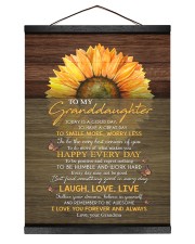 I LOVE YOU FOREVER AND ALWAYS - BEST GIFT FOR GRANDDAUGHTER Hanging Canvas tile