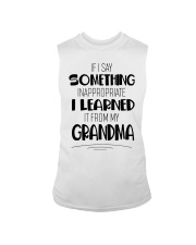 I LEARNED IT FROM MY GRANDMA - GIFT FOR GRANDKID Sleeveless Tee tile