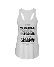 I LEARNED IT FROM MY GRANDMA - GIFT FOR GRANDKID Ladies Flowy Tank tile