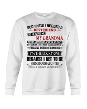 I'M THE LUCKY ONE - LOVELY GIFT FOR GRANDDAUGHTER Crewneck Sweatshirt tile