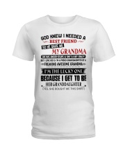 I'M THE LUCKY ONE - LOVELY GIFT FOR GRANDDAUGHTER Ladies T-Shirt tile