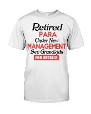RETIRED PARA - FOR GRANDMA Classic T-Shirt tile