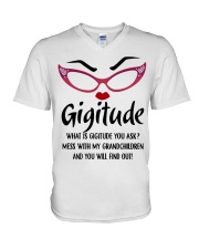 YOU WILL FIND OUT - BEST GIFR FOR GIGITUDE V-Neck T-Shirt tile