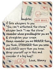 BIG HUG - LOVELY GIFT FOR GRANDDAUGHTER Sherpa Fleece Blanket tile