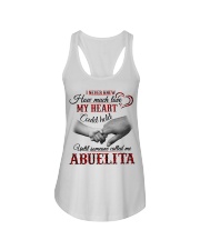 HOW MUCH LOVE MY HEART HOLD - GIFT FOR ABUELITA Ladies Flowy Tank tile