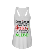 SHE IS MY ALIBI - LOVELY GIFT FOR GRANDDAUGHTER Ladies Flowy Tank tile